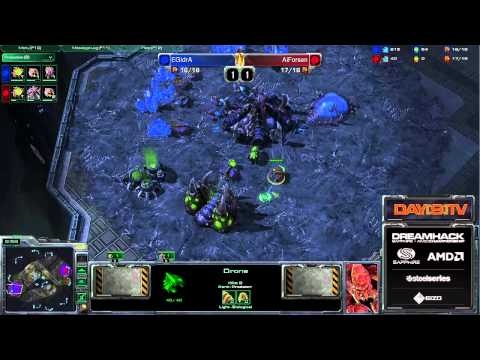 IdrA (Z) vs Forsen (Z) G3 Dreamhack Winter Group M - Day 1