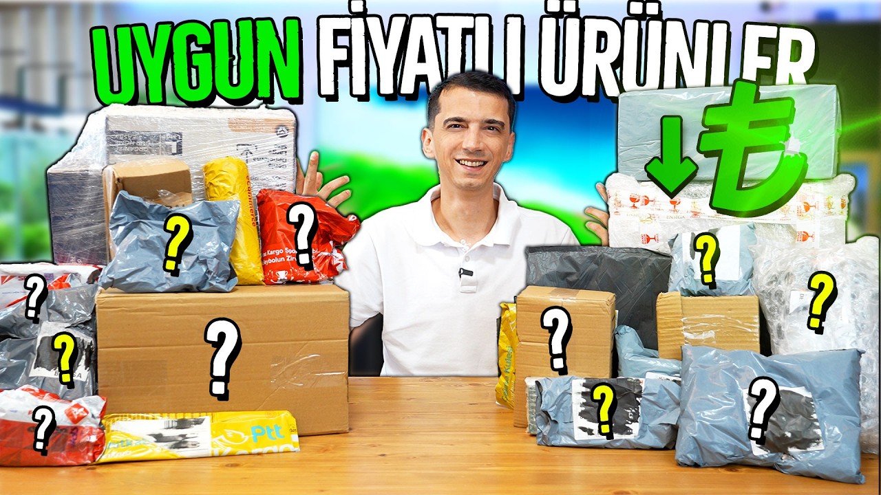 Sadece Uygun Fiyatlı Ürünler! Toplu Paket Açılışı