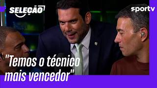 PRESIDENTE DA CBF DIZ ESTAR TRANQUILO COM A RENOVAÇÃO DE ANCELOTTI | SELEÇÃO SPORTV | sportv