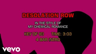 My Chemical Romance - Desolation Row (Karaoke)