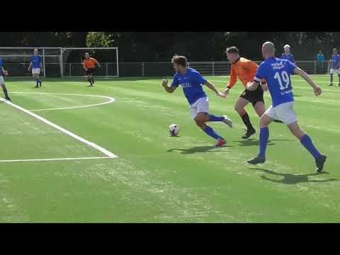 5 sept 2020 SV Houten 3 - VV De Meern 2 beker 3-1 Bob panna en goed schot, prima gekeerd door keeper