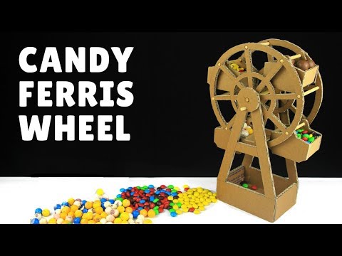 How to make Candy Ferris Wheel for party - Just5mins