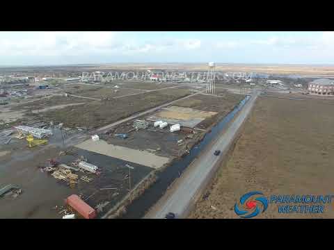One Week After Hurricane Delta: Striking Drone Footage Of Cameron And Creole La