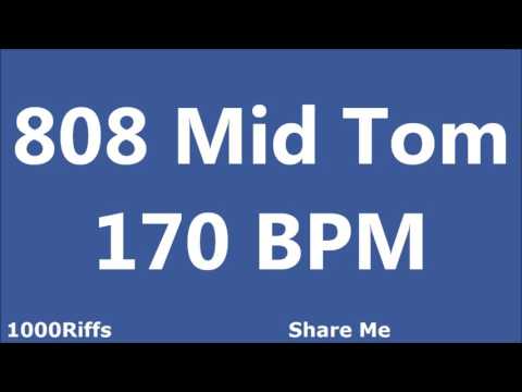 808 Mid Tom Metronome : 170 BPM