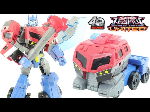 Transformers Legacy United Animated Universe Voyager Class Optimus Prime Review (4K)