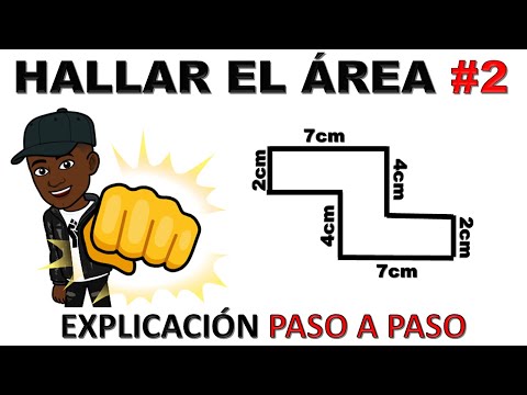 COMO HALLAR O CALCULAR EL AREA DE UN POLÍGONO IRREGULAR SUPER FÁCIL | ejemplo #2