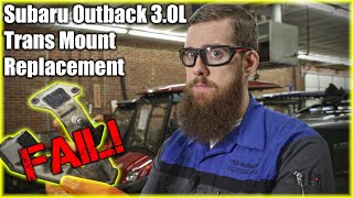 Subaru Transmission Mount Failure: 3.0L Transmission Mount Replacement