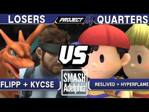 Project M - Flipp + Kycse (Snake / Zard) vs Reslived + HyperFlame (Ness / Lucas) - SDA 2018 LQ