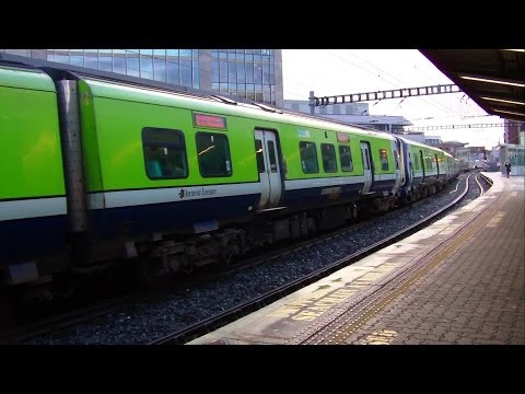 IE 29000 Class DMU Train - Tara Street Station, Dublin