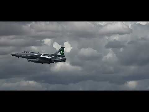 Pakistan Air Force JF-17 Thunder jets departing RIAT 2025