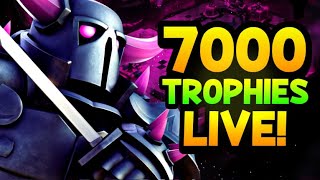 LIVE PUSH TO 7000+ TROPHIES with PEKKA BRIDGESPAM in Clash Royale! - Deck Guide by Jax