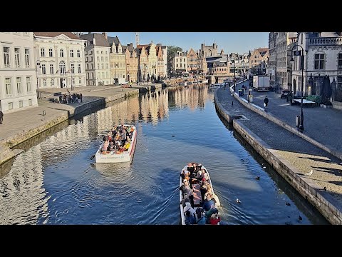Timelapse Drive: Bruges to Ghent on a Perfect Sunny Day
