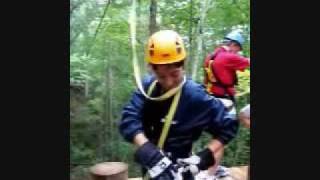 preview picture of video 'Ziplining in the Nantahal Gorge'