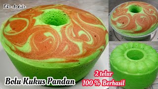 Download lagu BOLU PANDAN KUKUS | HANYA 2 TELUR MENGEMBANG SEMPURNA mp3
