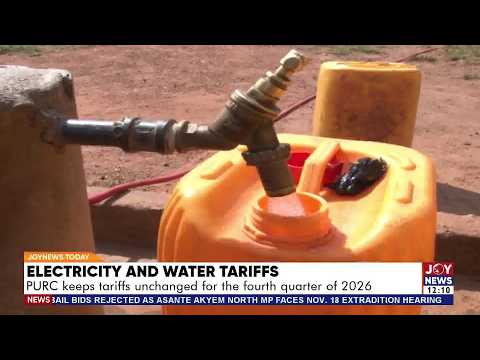 Electricity and Water Tariffs: PURC keeps tariffs unchanged for the fourth quarter of 2026