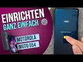 Motorola Moto G54 Ersteinrichtung Erste Schritte