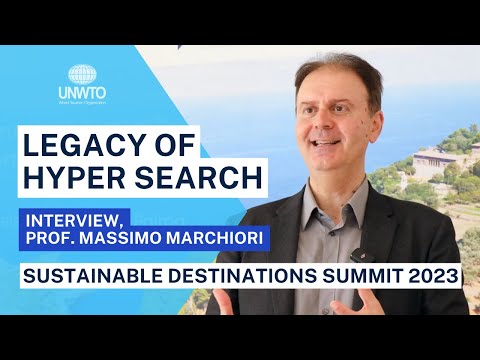 Legacy of Hyper Search - interview, Prof. Massimo Marchiori - Sustainable Destinations Summit 2023