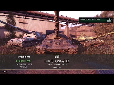 WoT Console Object 705A 3905 damage,1124 assist,2 kill
