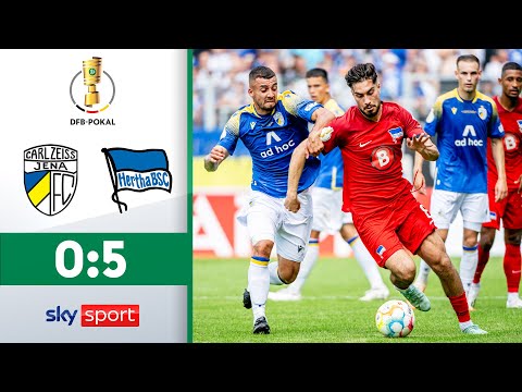 FC Carl Zeiss Jena - Hertha BSC | Highlights - 1 | DFB Pokal 2023/24