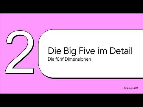Big Five Modell Persönlichkeit: Dein Schlüssel zum Ich – Verstehe dich selbst & andere besser!