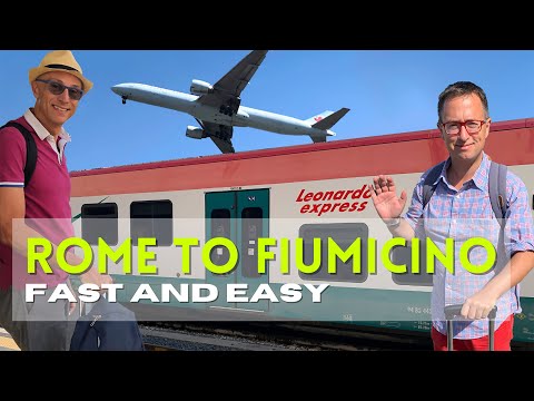 Rome Termini to Fiumicino Airport (FCO)- The Leonardo Express Train