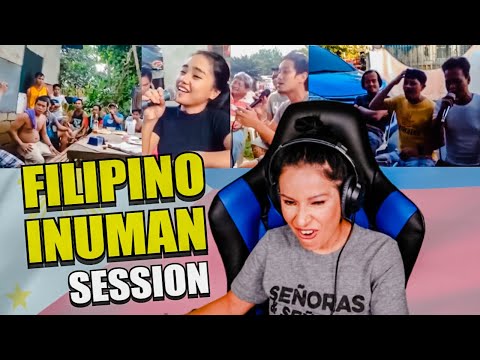 LATINA REACTS to FILIPINOS SINGING while DRINKING WENT VIRAL!!
