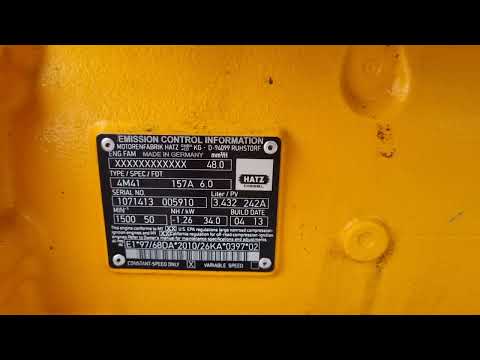 Hatz Stromaggregat 35 KVA - Baujahr 2013 - Hatz 4M41