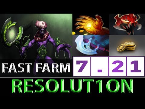 Resolut1on [Faceless Void] Fast Farm Specialist ► Dota 2 7.21