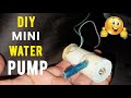 Diy Dc Motor Water Pump This Was Unexpected Science Project Home Invention Dc Motor