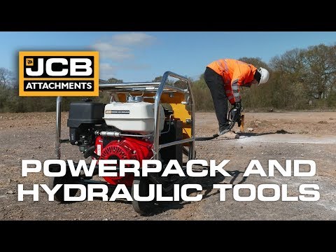 JCB Beaver Hydraulic Power Pack and HM25 Handheld Hydraulic Breaker