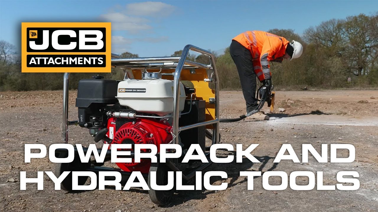 JCB Beaver Hydraulic Power Pack and HM25 Handheld Hydraulic Breaker