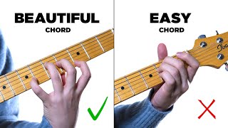 Finally got some basic chord.（00:00:15 - 00:00:21） - Easy chords to beautiful chords