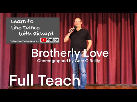 IMPROVER LINE DANCE LESSON 114 - Brotherly Love - Part 1 - Full Teach