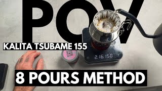 Day 5: Papua New Guinea Coffee Brewed with Kalita Tsubame 155 | Coffee Advent Calendar POV