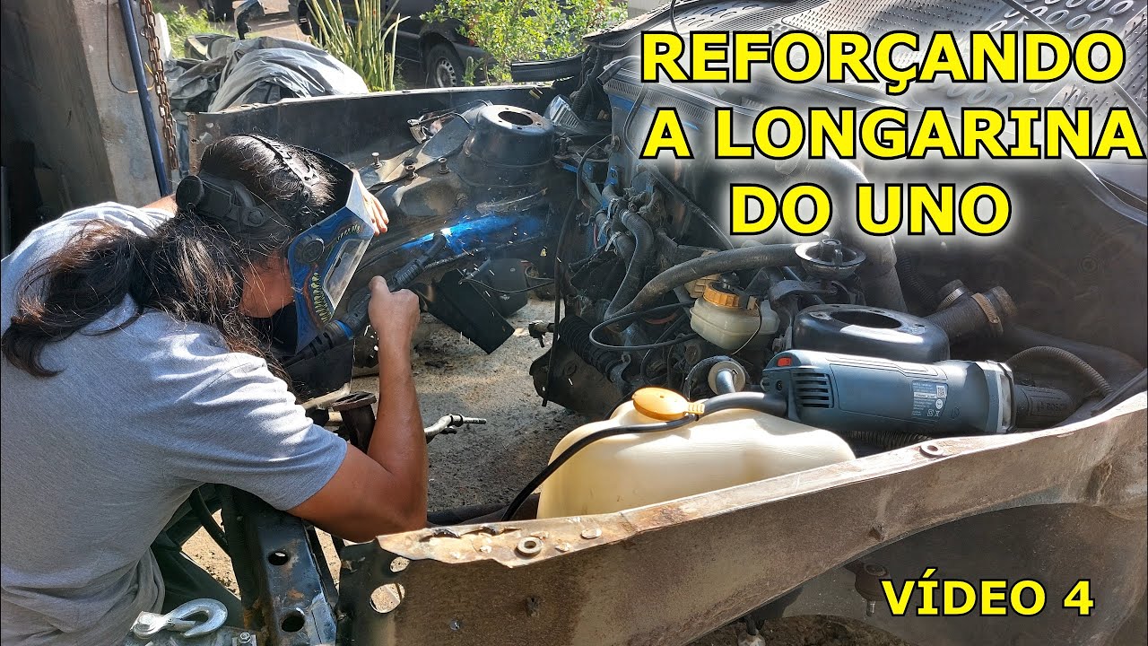 COMO REFORÇAR A LONGARINA DO FIAT UNO DA MANEIRA CORRETA (VÍDEO 4)