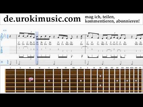 Gitarrenunterricht Martin Garrix feat Khalid - Ocean Noten Lernen um-i995