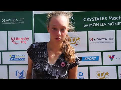 Darja Viďmanová po prohře v 1. kole MÁCHA LAKE OPEN 2021