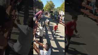 ENCIERROS VILLANUEVA DEL PARDILLO 2022 COGIDA EN EL RECORRIDO