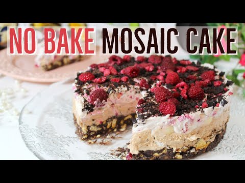 No Bake, 3 Layer Turkish Mosaic Cake