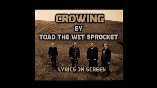 Crowing - Toad the Wet Sprocket - Lyrics on Screen