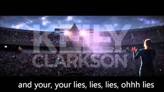 Kelly Clarkson  - Lies (Black Keys Cover) - Lyrics on Screen
