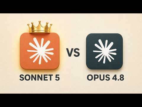 Video thumbnail: NEW Claude Sonnet 5 vs Opus 4.8! (Full Review)