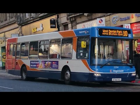 Journey on Route 10 | SF56FKS 22514 - Stagecoach North East: MAN 18.240LF/East Lancs Kinetic