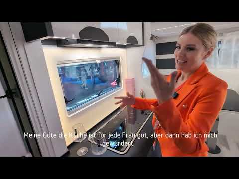 La Marca RS 59 - The spacious motorhome. Presented by Alesja, a beautiful Russian woman.