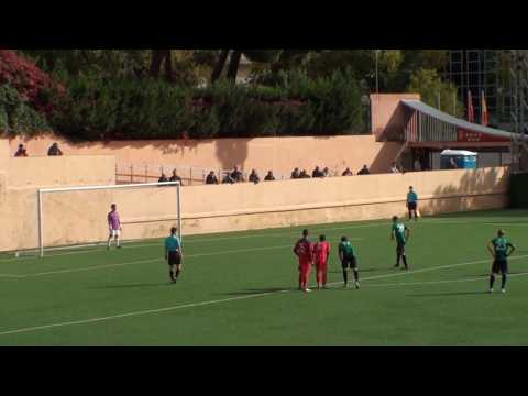 Penalti parado por Cristian / Periso CF vs CD Coslada / Preferente G1 - J9 / 2018-19