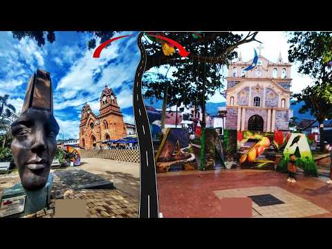 339 De Venecia a Anzá "Mirador del Río Cauca", Antioquia, Colombia #viajes #virtual #drone #turismo