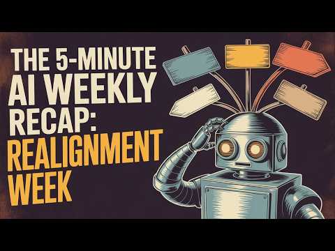 Resumo Semanal de IA em 5 Minutos: A Semana da Reorganização