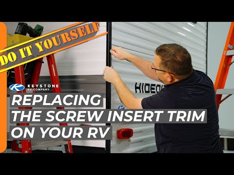 DIY Exterior Molding Repair: Learn How to Easily Replace Screw Insert Trim on Your RV