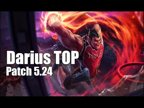 Darius Top 11/4/7 - Preseason 6 Guide Full Gameplay Patch 5.24