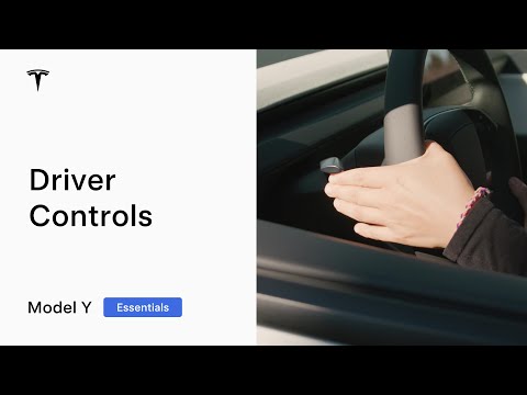 Driver Controls — Model Y